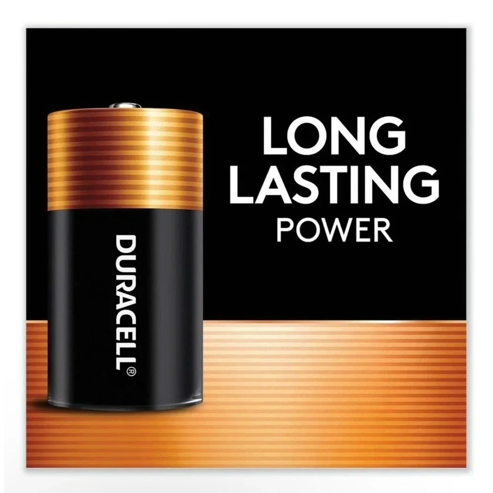 Duracell MN14R8DW‎ CopperTop Alkaline C Batteries for Household 8 Pack Lot of 2
